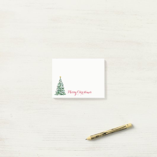 Post-it® Arbre de Noël Post-it-Notes (Sur un bureau)