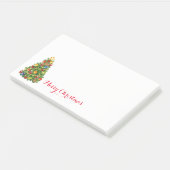 Post-it® Arbre de Noël Post-it-Notes (Incliné)