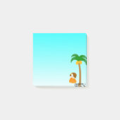 Post-it® Arbre de palmes avec Pipu (Devant)