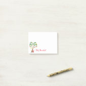 Post-it® Arbre de vacances post-it-Notes-Feliz Navidad (Sur un bureau)