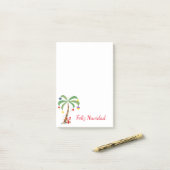 Post-it® Arbre de vacances post-it-Notes-Feliz Navidad (Sur un bureau)