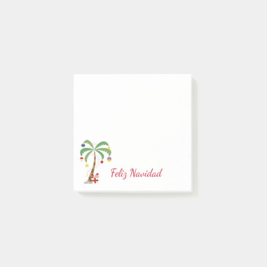 Post-it® Arbre de vacances post-it-Notes-Feliz Navidad (Devant)