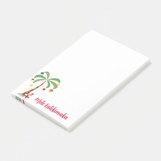 Post-it® Arbre de vacances post-it-Notes-Mele Kalikimaka (Incliné)