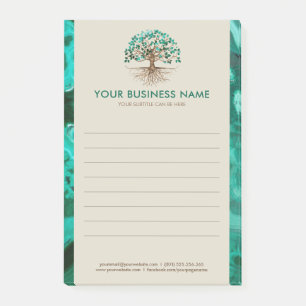 Post-it® Arbre doré de la vie - Yggdrasil - Feuilles malach