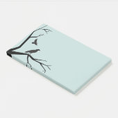 Post-it® Arbre noir et ravens (Incliné)