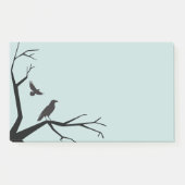 Post-it® Arbre noir et ravens (Devant)
