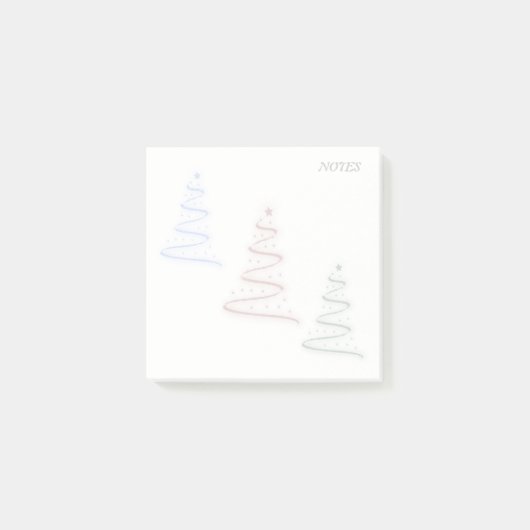 Post-it® Arbres colorés - (Devant)