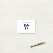 Post-it® Arc Bleu Beau Blanc (Sur un bureau)