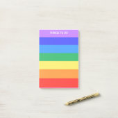 Post-it® Arc En Arc-En-Ciel : (Sur un bureau)