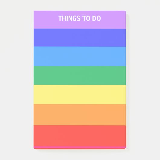 Post-it® Arc En Arc-En-Ciel : (Devant)