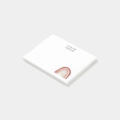 Post-it® Arc en arc-en-ciel de Boho Terracotta  (Incliné)