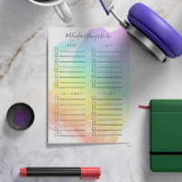 Arc en arc-en-ciel Laver les choses organisées