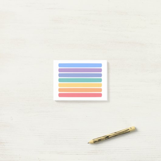 Post-it® Arc-en-ciel (Sur un bureau)
