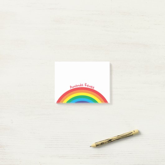 Post-it® Arc-en-ciel (Sur un bureau)