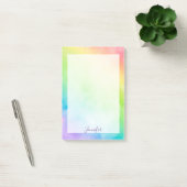 Post-it® Arc-en-ciel aquarelle violet rose (Bureau)
