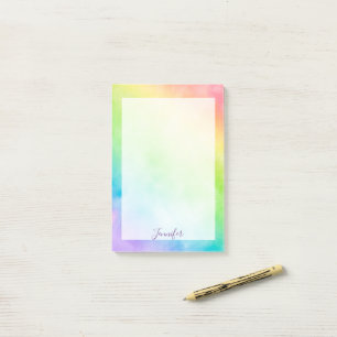 Post-it® Arc-en-ciel aquarelle violet rose