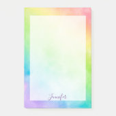 Post-it® Arc-en-ciel aquarelle violet rose (Devant)