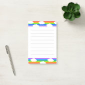Post-it® Arc-en-ciel avec nuages (Bureau)