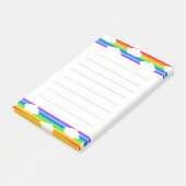 Post-it® Arc-en-ciel avec nuages (Incliné)