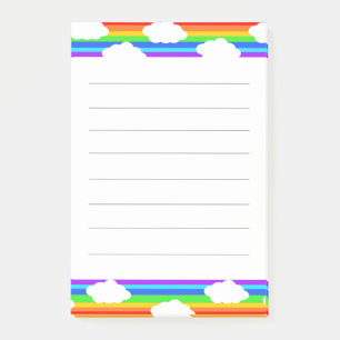 Post-it® Arc-en-ciel avec nuages