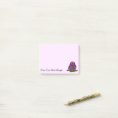 Post-it® Arc-en-ciel de hibou (Sur un bureau)