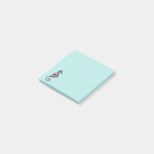 Post-it® Arc-en-ciel d'hippocampe (Incliné)
