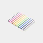 Post-it® Arc-en-ciel et rayures blanches (Incliné)