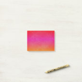 Post-it® Arc-en-ciel Gradient Art Abstrait (Sur un bureau)