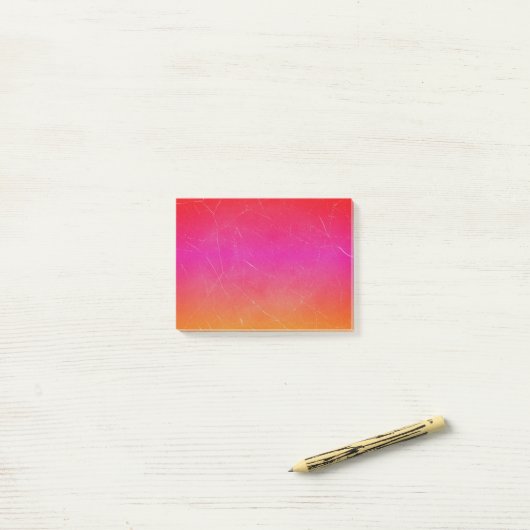 Post-it® Arc-en-ciel Gradient Art Abstrait (Sur un bureau)
