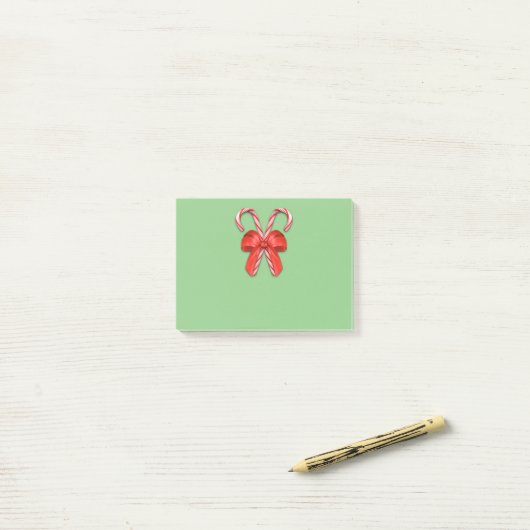 Post-it® Arc rouge de sucres de canne (Sur un bureau)