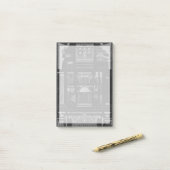 Post-it® Architecture graphique IV (Sur un bureau)
