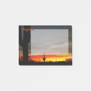 Post-it® "Arizona is Amazing !" Cactus Sunset Sonoran