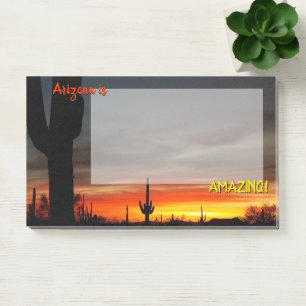 Post-it® "Arizona is Amazing !" Cactus Sunset Sonoran