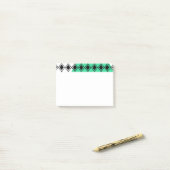 Post-it® Arlequin Triangle Vert (Sur un bureau)