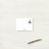 Post-it® Armoiries de Preppy Heraldic (Sur un bureau)