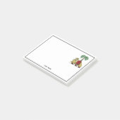 Post-it® Armoiries en couleur héraldique de palmier (Incliné)