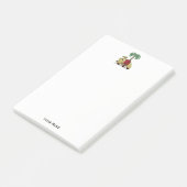 Post-it® Armoiries en couleur héraldique de palmier (Incliné)