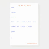 Post-it® Arrangement de but (Devant)