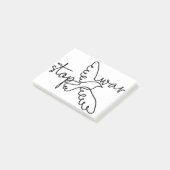 Post-it® Arrêter la guerre (Incliné)