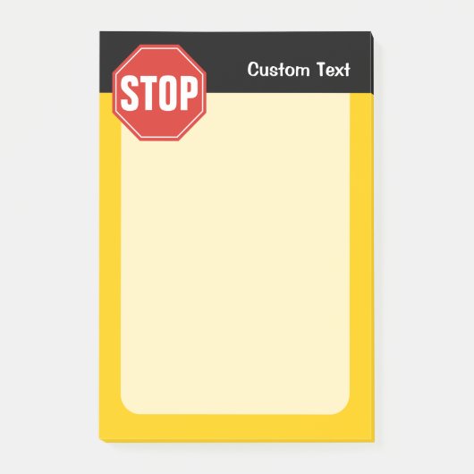 POST-IT® ARRÊTER LE SIGNE (Devant)