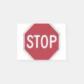 Post-it® Arrêter le symbole (Devant)