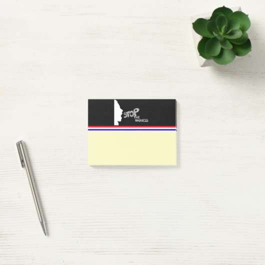 Post-it® Arrêtez la folie (Bureau)