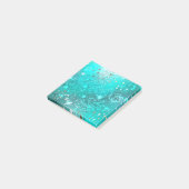 Post-it® Arrière - plan à huile Turquoise de la menthe (Incliné)