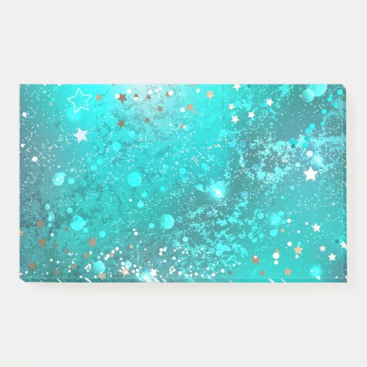 Post-it® Arrière - plan à huile Turquoise de la menthe (Devant)