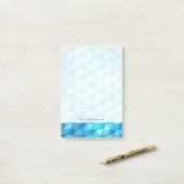 Post-it® Arrière - plan abstrait fait en motif de mosaïque (Sur un bureau)