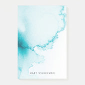 Post-it® Arrière - plan Aqua Blue Watercolor (Devant)