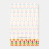 Post-it® Arrière - plan avec des rayures dans rétro (Devant)