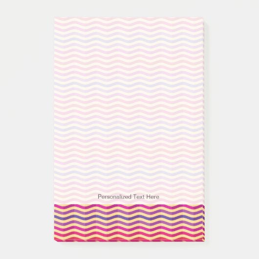 Post-it® Arrière - plan avec des rayures dans rétros 3 (Devant)