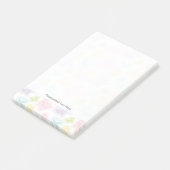 Post-it® Arrière - plan avec papillons en aquarelle (Incliné)