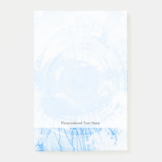 Post-it® Arrière - plan bleu abstrait d'aquarelle, texture (Devant)